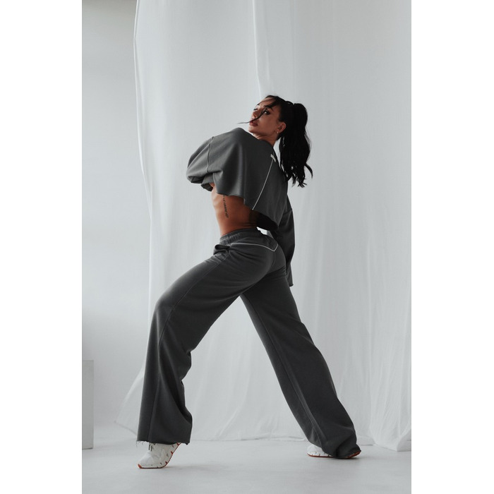 Штани-клеш Victory Bell-bottomed grey