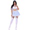 Сексуальне вбрання Дороті Leg Avenue Ruby Slipper Sweetie, XS, 4 предмети, біло-блакитний