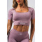 Топ Nebbia Shaping Crop Top FLOW SEAMLESS Pink 499