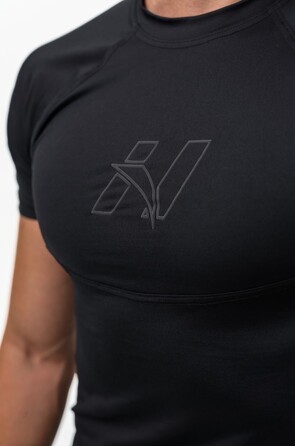 Футболка Nebbia Workout Compression T-shirt Endurance Black 346
