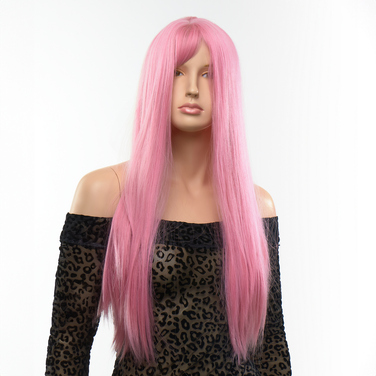 Перука пряма Fetish Hair рожева, 60 см