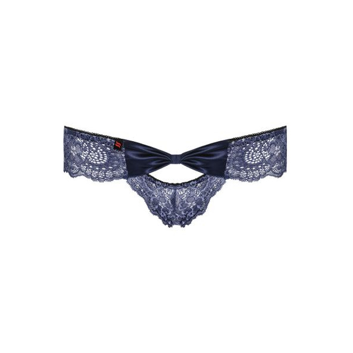 Трусики синие Obsessive AURORIA Panties S/M