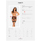 Пояс для панчох Obsessive Isabellia garter belt S/M