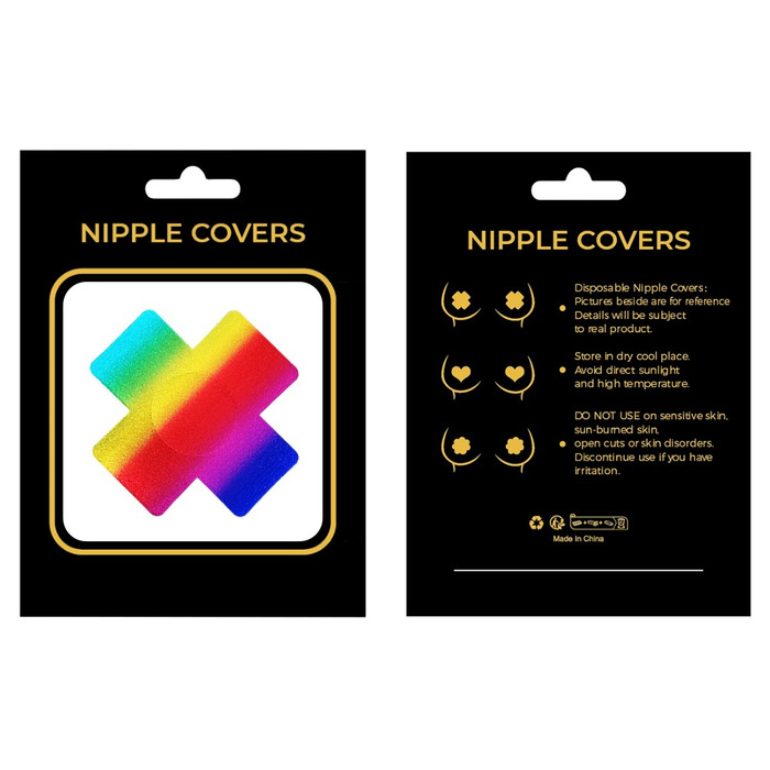 Пестисы на соски Star Night радужные крестики