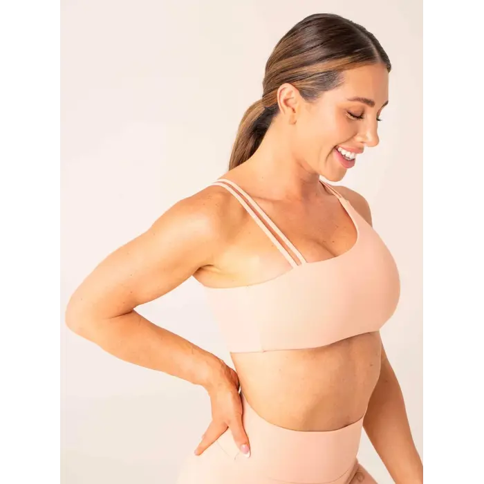 Топ Ryderwear Unstoppable One Shoulder Sports Bra - Peach