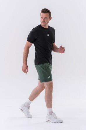 Шорти Relaxed-fit Shorts with Side Pockets DARK GREEN 319