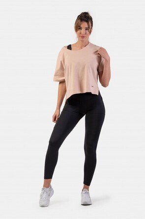 Футболка Organic Cotton Loose Fit 'The Minimalist” Crop Top 417 Salmon
