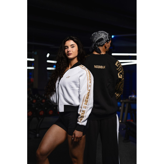 Бомбер Nebbia Gold Heritage Bomber – Black 717