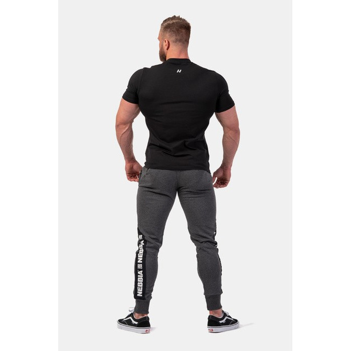 ФУТБОЛКА MINIMALIST LOGO NEBBIA T-SHIRT BLACK 291