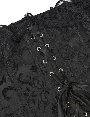 Корсет Star Night 12 Plastic Bones черный, XS