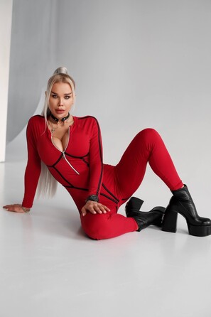 Комбінезон Jumpsuit Fitzona Gloww Wine 14925