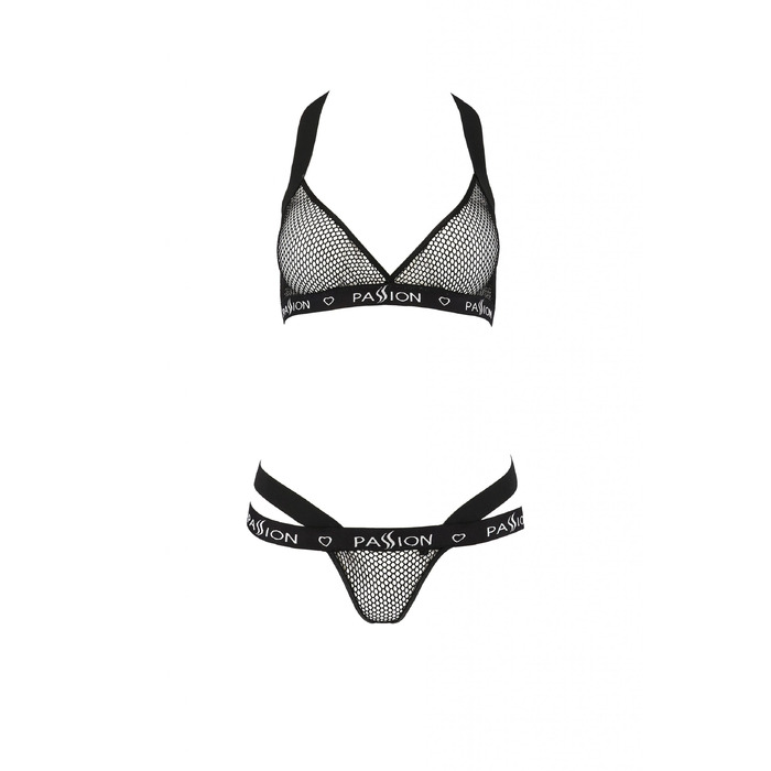 Комплект білизни в сіточку, S/M чорний ARIN SET - Passion