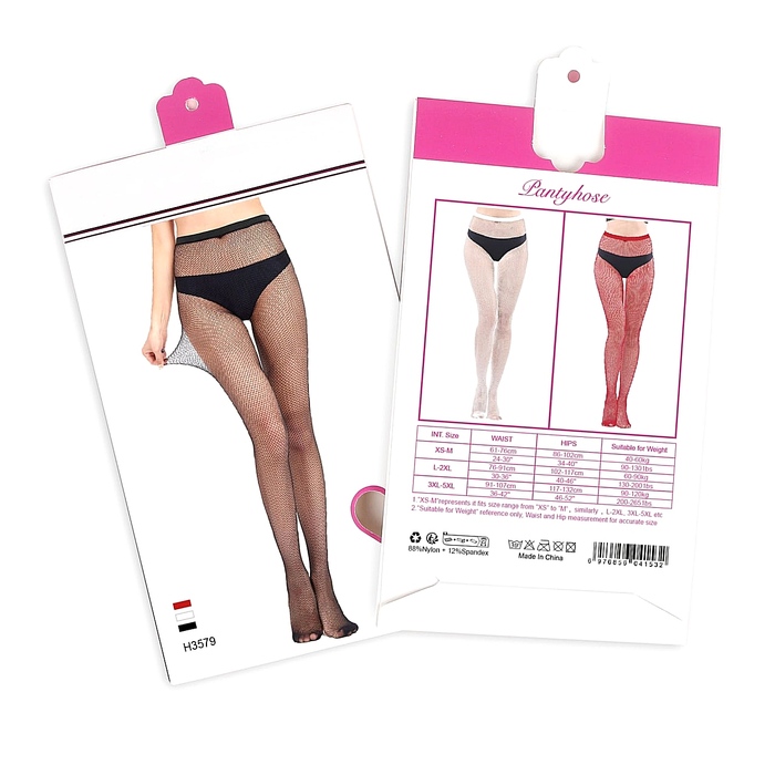 Колготки Star Night дрібна сітка, чорні, XS-M