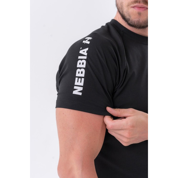 Футболка Nebbia Sporty Fit T-shirt 'Essentials” Black 326