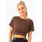 Топ Level Up Cropped T-Shirt - Chocolate