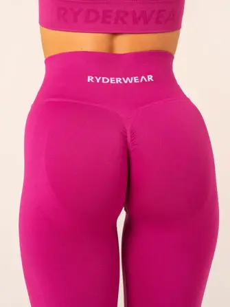 Леггинсы Ryderwear Lift BBL Scrunch Seamless Leggings - Fuchsia