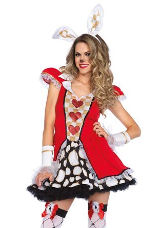 Костюм Белый Кролик Leg Avenue Tick Tock White Rabbit M/L