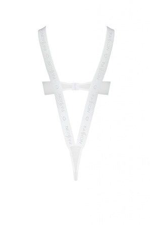 Боди с открытой грудью KYOUKA BODY white S/M - Passion