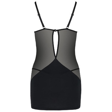 Пеньюар LUMIA CHEMISE black S/M - Passion
