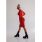 Плаття RED MIDI DRESS LONG SLEEVE WITH BACK LOCK 14679