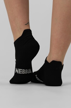 Шкарпетки NEBBIA 'HI-TECH' Ankle Socks YES YOU CAN Black 122