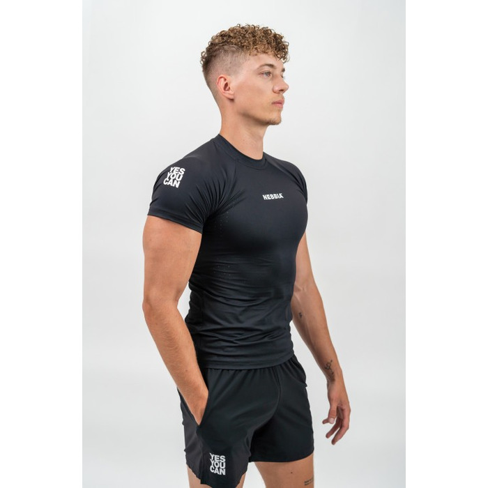Футболка Nebbia Workout Compression T-shirt Endurance Black 339