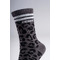 Шкарпетки Nebbia Leopard Crew Socks PRIMAL Black Leopard 106