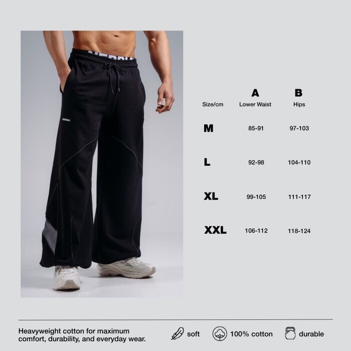 Штани Nebbia Baggy Sweatpants PRIMAL Black 879
