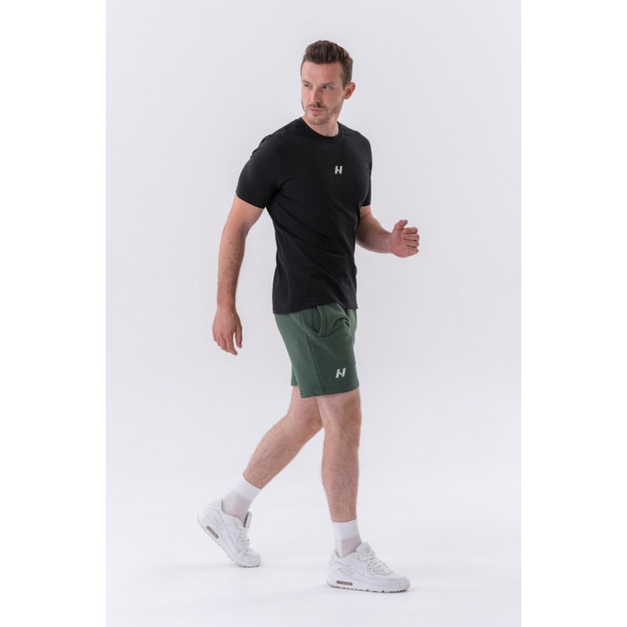 Шорти Relaxed-fit Shorts with Side Pockets DARK GREEN 319