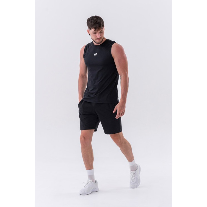 Шорти Relaxed-fit Shorts with Side Pockets BLACK 319