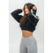 Худі Nebbia Cropped Zip-Up Hoodie Iconic Black 254