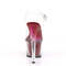 Босоножки Pleaser Sky-308G-T *Каблук 7 дюймов, ремешком на щиколотке шириной 2 3/4 дюйма, прозрачный/бордовый