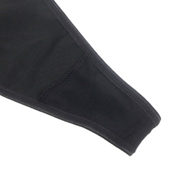 Комплект пояс для панчіх з трусиками StarNight, чорний, S