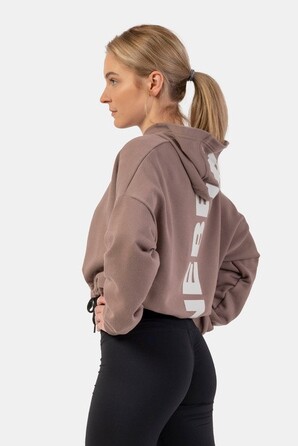 ХУДІ LOOSE FIT CROP HOODIE ICONIC BROWN 421