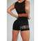 ШОРТИ GOLD NEBBIA PRINT SHORTS 828 Black