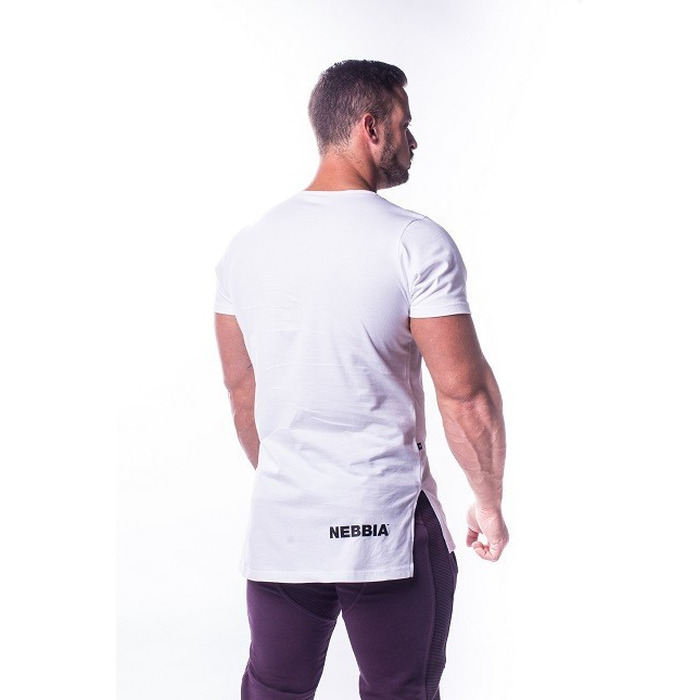 Спортивна футболка Nebbia ATHLETIC LOGO White 730