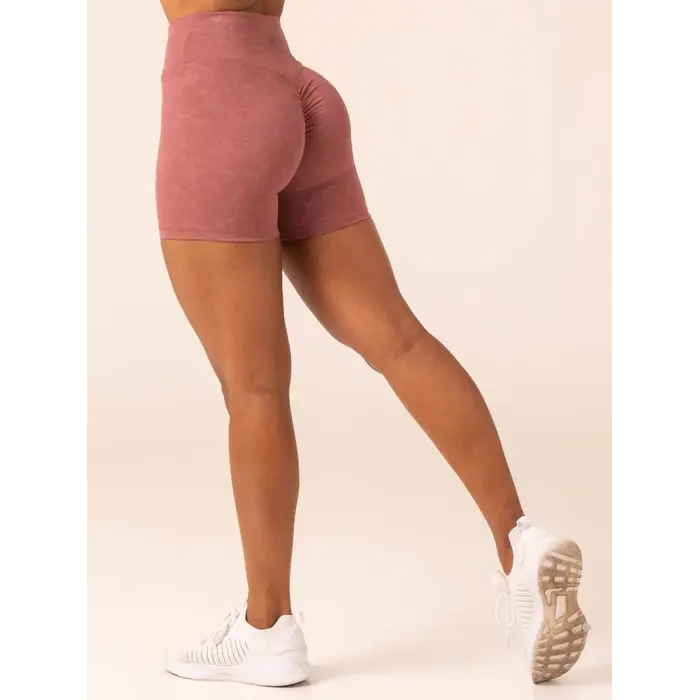 Шорти Ryderwear NKD Stonewash Crossover Scrunch Shorts - Boysenberry Stonewash