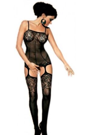 Комбинезон Obsessive BODYSTOCKING F204 черный S/M/L