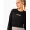 Жіноча кофта Ryderwear Level Up Jumper - Чорна укорочена