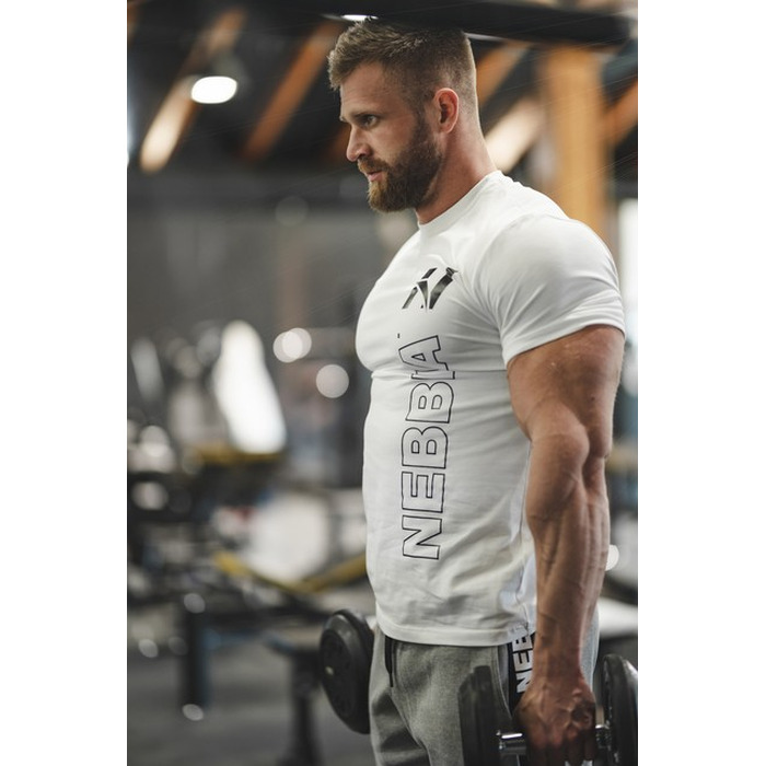 ФУТБОЛКА VERTICAL LOGO NEBBIA T-SHIRT WHITE 293
