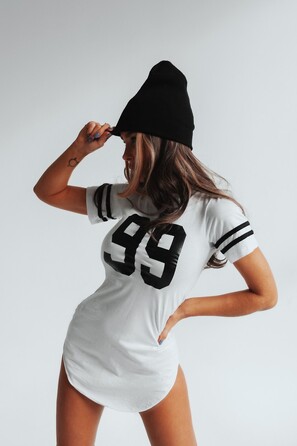 Плаття Fitzona WHITE SHIRT DRESS WITH NUMBERS