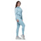 Спортивна кофта GorillaWear Vici Jacket синя з капюшоном та блискавкою