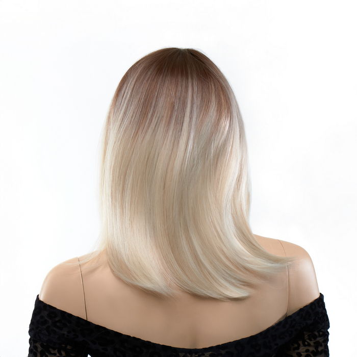Парик прямой Fetish Hair омбре блонд, 35 см