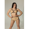 Oxygen Ribbon — Високі Шорти З Вирізами Для Сцени, Heels Та Exotic Dance - бежевий