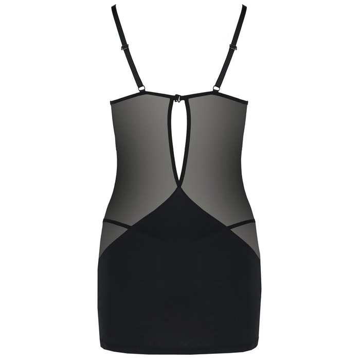 Пеньюар LUMIA CHEMISE black S/M - Passion