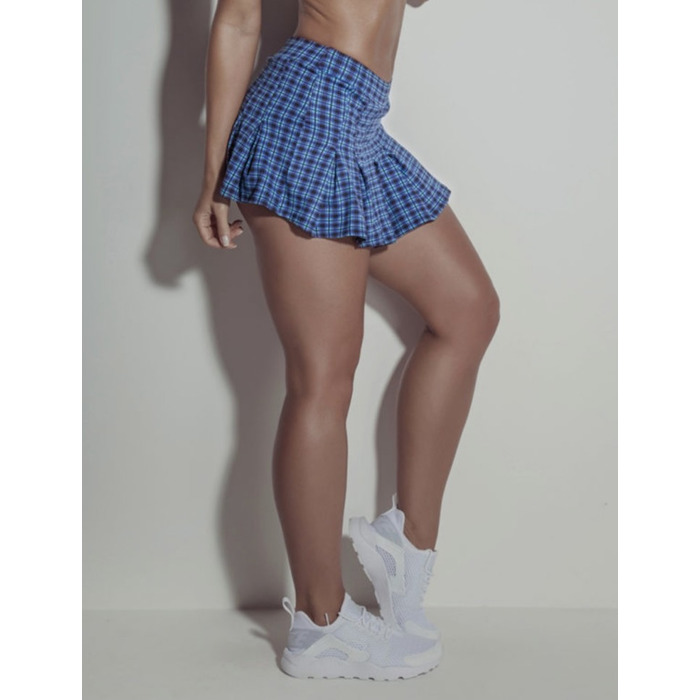 Спідниця спортивна SUPERHOT SKT175 з шортами еластична синя