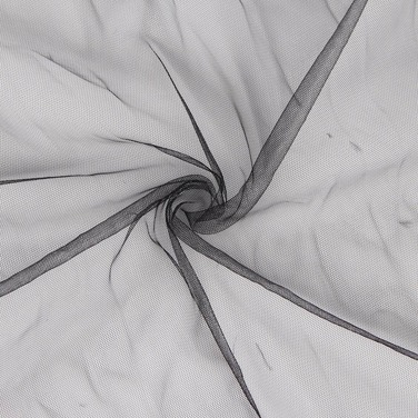 Халат довгий з поясом Star Night з обробкою зі штучного хутра та трусиками, чорний, ХХХL