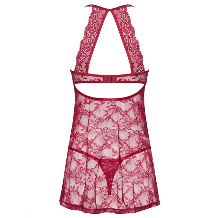 Пеньюар и трусики Obsessive Ivetta S/M