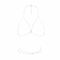 Цепочка портупея Bijoux Indiscrets Magnifique Bra Chain - Silver, украшение на тело