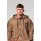 Кофта Nebbia Washed-off Zip Up Hoodie GYM BRO Light Brown 362